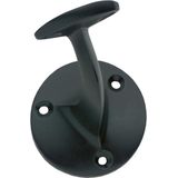 Intersteel - Leuninghouder - Vlak Zadel - Mat Zwart - Opschroef