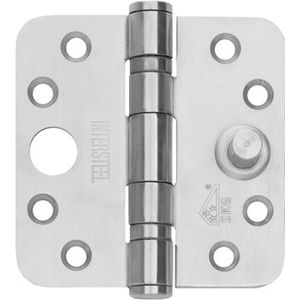 SKG3 Kogellagerscharnier 89X89X3 Afgerond rvs