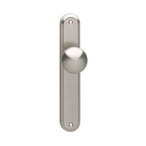 Intersteel knop op schild 60x25mm Nikkel Mat SL56