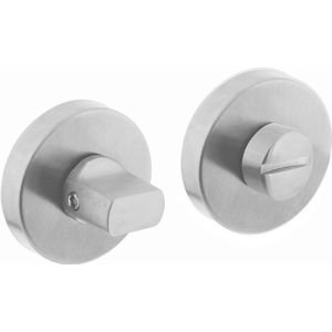 Toilet-/Badkamersluiting - RVS - Geborsteld - Inclusief Bevestigingsmateriaal