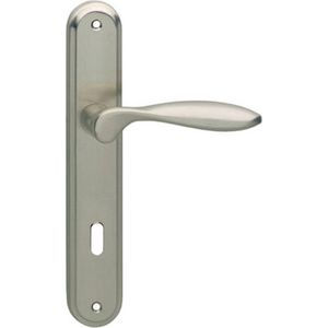 Intersteel deurklink George op langschild SL72 nikkel mat