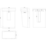 Brievenbus Pvc Zwart Summus RAL 9005