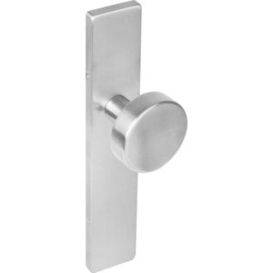 Intersteel | Knop op schild | Rechthoekig | RVS Geborsteld Blind
