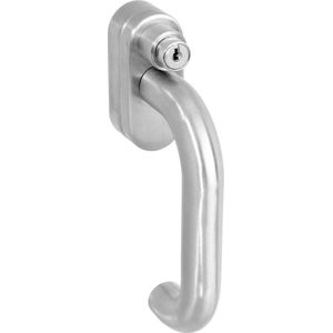 Intersteel SKG2 afsluitbare raamkruk rond rvs