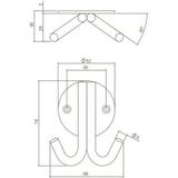 Kapstok - Hout - Zwart