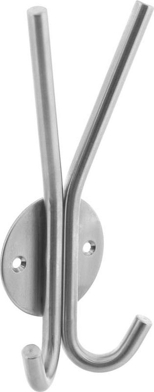 Intersteel - Hoed en Jashaak Dubbel - RVS Geborsteld - Roestvast Staal