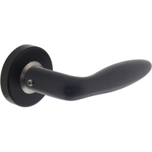 Intersteel Deurkruk Jupiter op rozet mat zwart