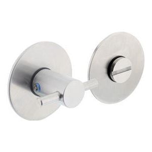 Intersteel wc-sluiting 8 mm Renovatie Zelfklevend rond Plat 55x2 mm rvs
