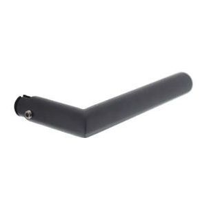 Intersteel enkele deurklink Jura rvs/mat zwart