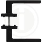 Intersteel deurkruk op vierkant rozet - Hera - mat zwart