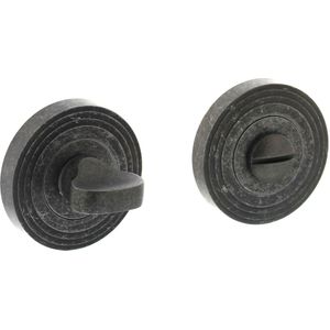 Intersteel Rozet met toilet-/badkamersluiting ø55x10 mm oud grijs