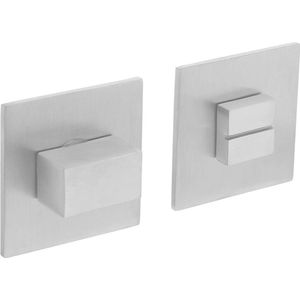Intersteel | Magneet rozet | Vierkant met toilet-/badkamersluiting | RVS Geborsteld