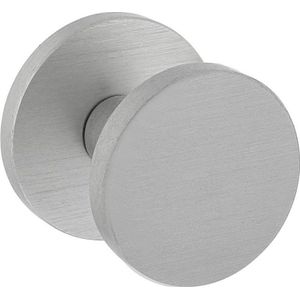 Intersteel | Voordeurknop | Rond 55mm | Eénzijdige montage | Aluminium