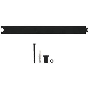 Intersteel Schuifdeursysteem – tussenrail 45 cm mat zwart