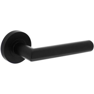 Intersteel Deurklink Op Rozet Bastian Mat Zwart