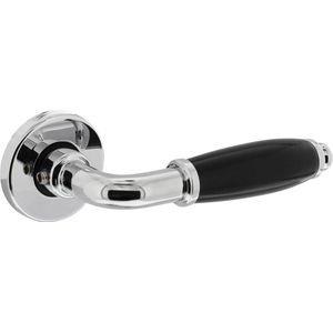 Intersteel Deurkruk Courgette met rozet Ø49x7mm verdekt chroom