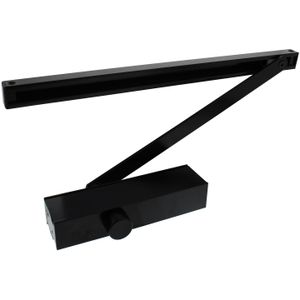 Intersteel Deurdranger met Glijarm DR 124 Zwart