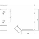 Intersteel Jashaak gebogen zwart