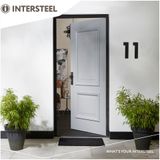 Intersteel Veiligheidsbeslag met Kerntrekbeveiliging SKG*** Profielcilinder 55 Mm Rechthoekig Voordeurbeslag Zwart