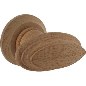 Intersteel Knopkruk rand met rozet hout
