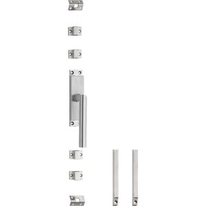 Intersteel Kruk-espagnolet rechts Hoek 90° met stangenset 2x 1245 mm rvs geborsteld