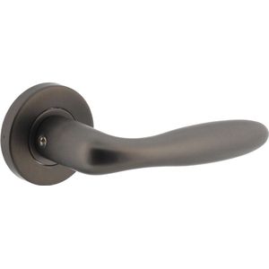 Intersteel Deurkruk Jupiter op rozet ø53x8 mm antracietgrijs