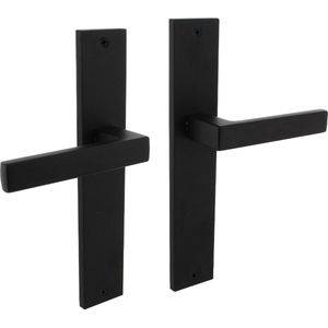 Intersteel Deurkruk Hera op schild blind mat zwart