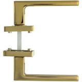 Intersteel - Deurklink Hera - PVD Messingkleur - Zamak - Inclusief Bevestigingsmateriaal