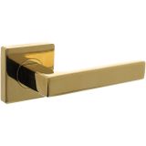 Intersteel - Deurklink Hera - PVD Messingkleur - Zamak - Inclusief Bevestigingsmateriaal