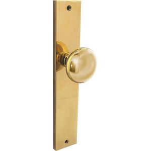 Intersteel - Knopschild - PVD Messingkleur - 245x45mm