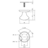 Intersteel Voordeurset veiligheidsbeslag SKG*** rond rvs geborsteld