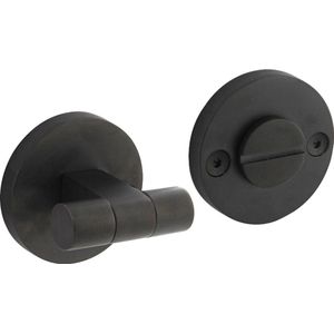Intersteel wc-sluiting 8 mm Grand & Johnson (knop op verdekte rozet) ø55x8mm PVD zwart