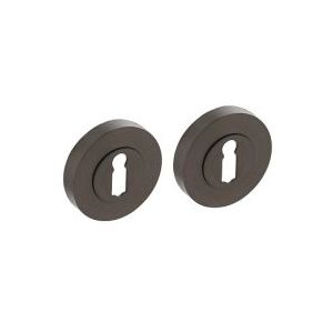 Intersteel Rozet met sleutelgat Ø52x10mm antracietgrijs