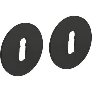 Intersteel | Rozet sleutelgat | Zelfklevend | Mat Zwart
