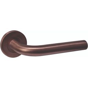 Intersteel - Deurklink Q 02 - PVD Brons - Roestvast Staal - Inclusief Bevestigingsmateriaal
