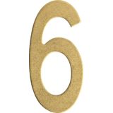 Intersteel - Huisnummer - PVD Messing Getrommeld - 150 mm