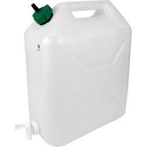 EDA - Jerrycan - Met kraan - 20 Liter - Jerrycan voor water - Wit