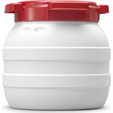 Waterkluisje - 3.6 Liter - Water- en luchtdicht - Wit/Rood