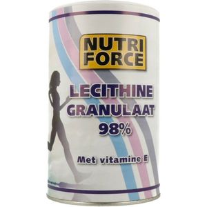 Nutriforce Lecithine Granulaat 98% met Vitamine E (Naproz) 400 gram