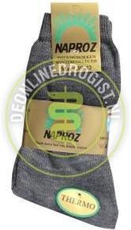 Naproz - Thermo Sokken - Grijs - 3 Paar