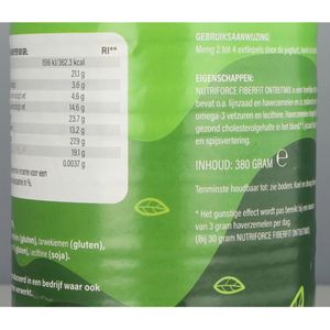 Nutriforce FiberFit Ontbijtmix - 380 gr