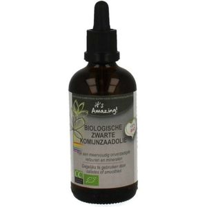 It's Amazing - Bio Zwarte Komijnzaad Olie - 250ml - Koudgeperst