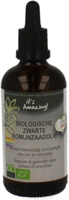 It's Amazing - Bio Zwarte Komijnzaad Olie - 250ml - Koudgeperst