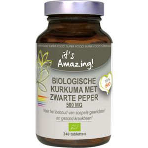 It's Amazing Kurkuma zwarte peper 240 Tabletten