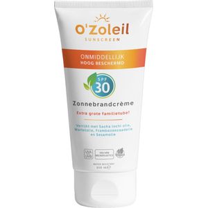 O'Zoleil - Zonnebrandcrème - SPF30 - 200ml - Vegan - Waterresistent