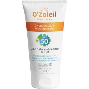 O'Zoleil - Zonnebrandcrème - XL - SPF50 - Natuurlijke Oliën - Waterresistent