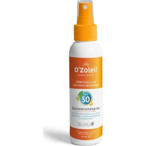 O' Zoleil - Zonnebrandspray - SPF50 - Vegan - Vrij van Microplastics