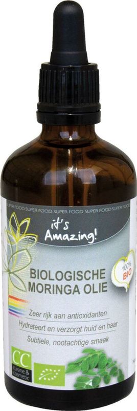 It's Amazing - Bio Moringa Olie - 100 ml - Natuurlijke Olie