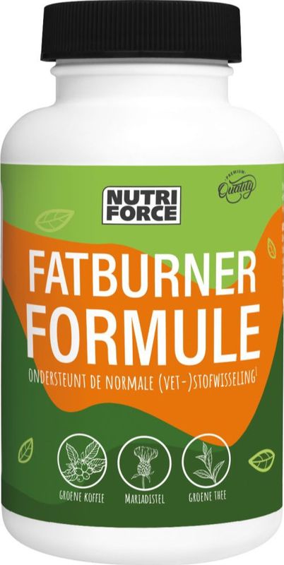 Nutriforce - Fatburner Formule - Capsules - Groen Koffie Extract - Groen Thee Extract