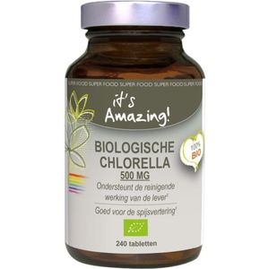 It's Amazing Biologische Chlorella 500 mg 240 tabletten